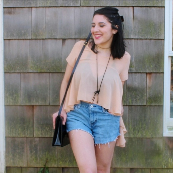 Babydoll Chiffon Top - Picture 4 of 6